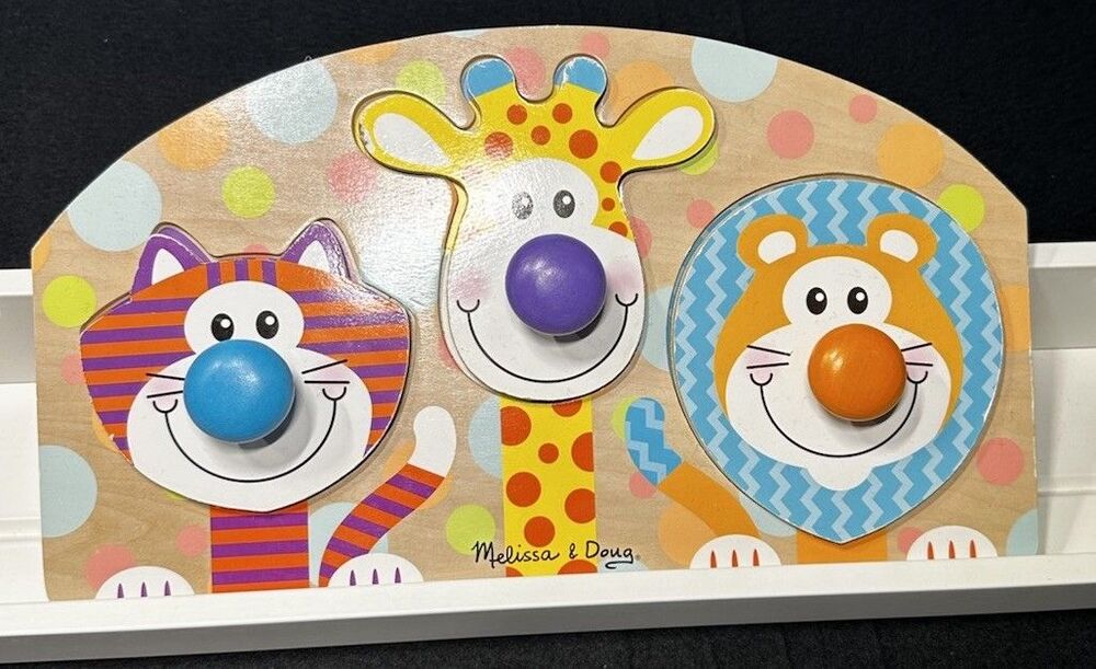 Melissa & Doug Animals Jumbo Knob Wooden puzzles
